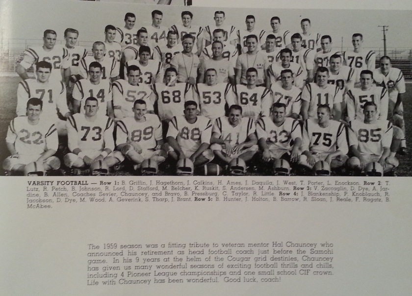 1959 varsity team